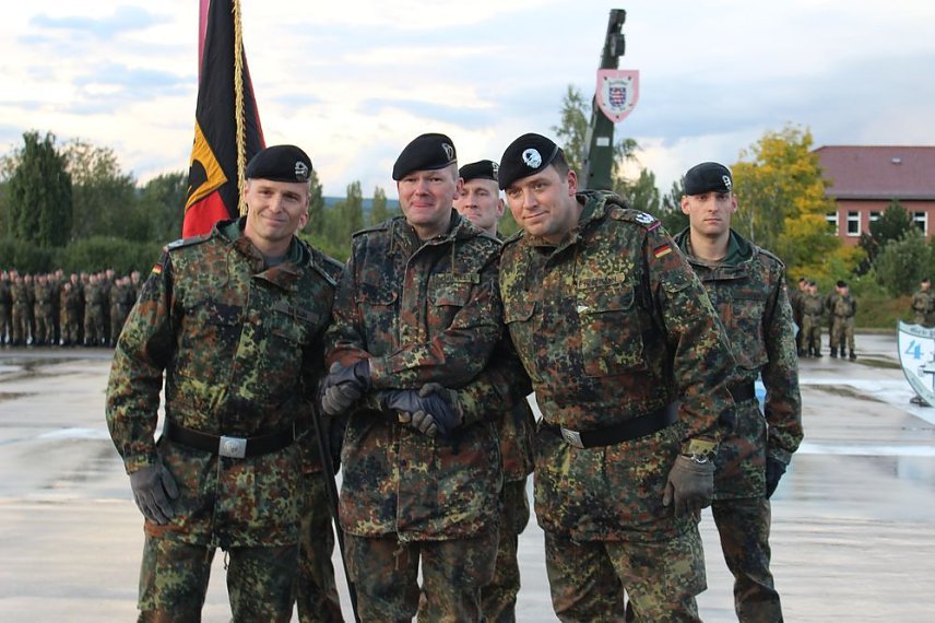 Bild: Kommandowechsel beim Panzerbataillon 393 "Th&uuml;ringer L&ouml;we"