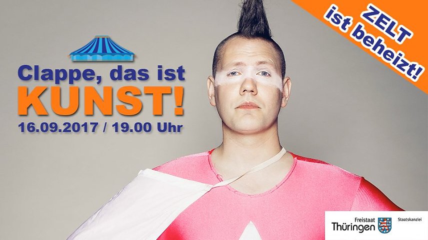 Bild: Klappe, das ist Kunst - Archie Clapp zu Gast im Zappelini Zelt