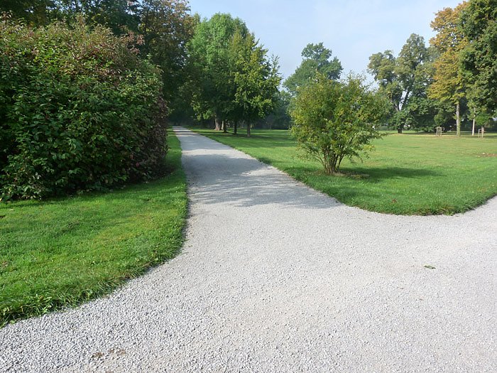 Bild: Wege im Schlosspark
