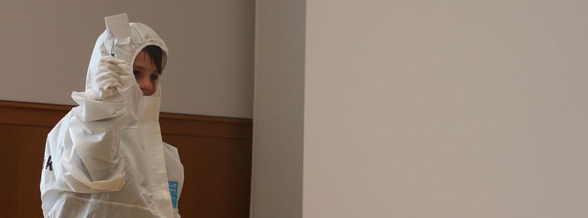 Bild: Spurensicherung in der Stadtbibliothek