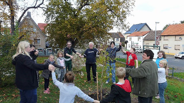 Bild: Abenteuer Hainleite und Baumpflanzung