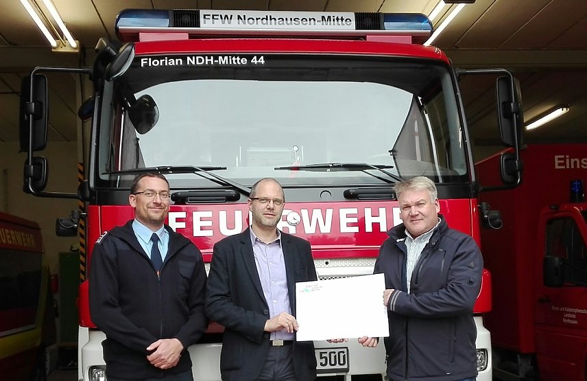 Bild: v.l.n.r.: Carsten Vogel, Holger Richter, Jens Wenke