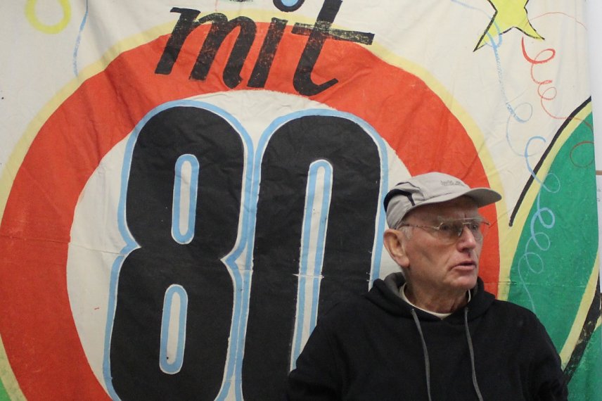 Bild: Egon Ehrhardt ist nun stolze 80