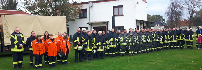 Bild: Gemeinsamer Ausbildungstag der Feuerwehren