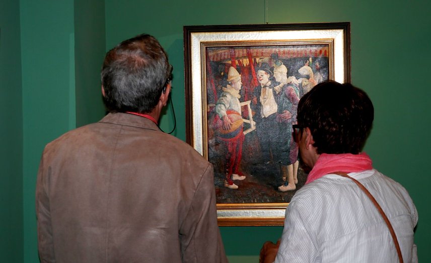 Bild: Zur Ausstellunger&ouml;ffnung im September