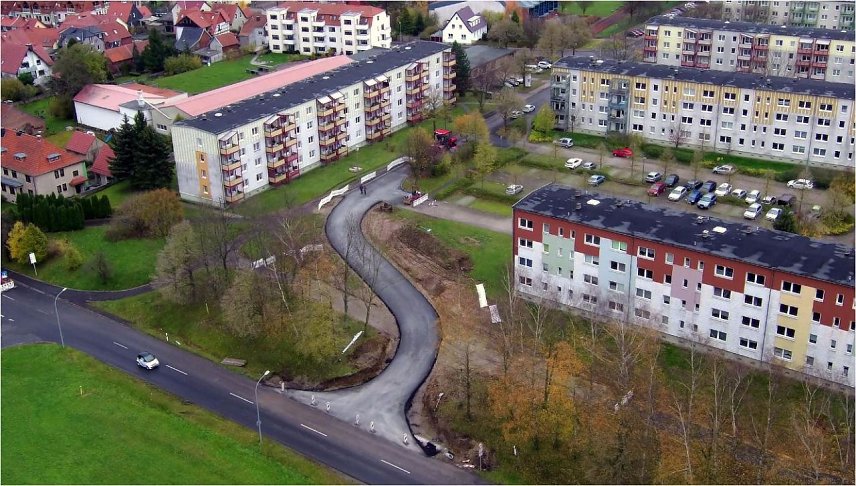 Bild: Umleitung von Konrad-Martin-Stra&szlig;e