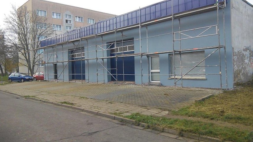 Bild: Neues Leben kehrt in die ehemalige Halle f&uuml;r Lebensmittel und Fisch, die lange Zeit leer stand, in der Wilhelm-Raabe-Stra&szlig;e ein.