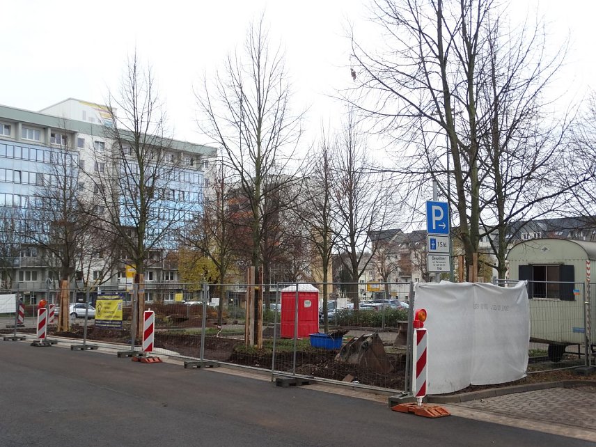 Bild: Baustelle am August-Bebel-Platz 