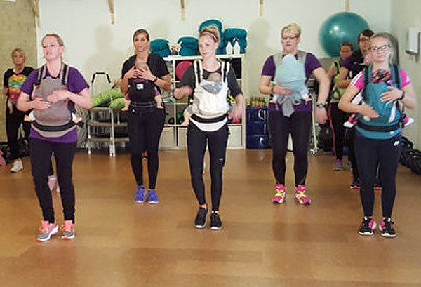 Bild: Bauch-Beutel-Po im Haus der Jugend in Sondershausen