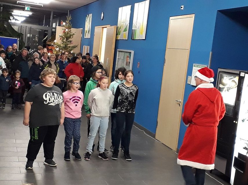 Bild: In Bad Frankenhausen steppte Weihnachtsmann