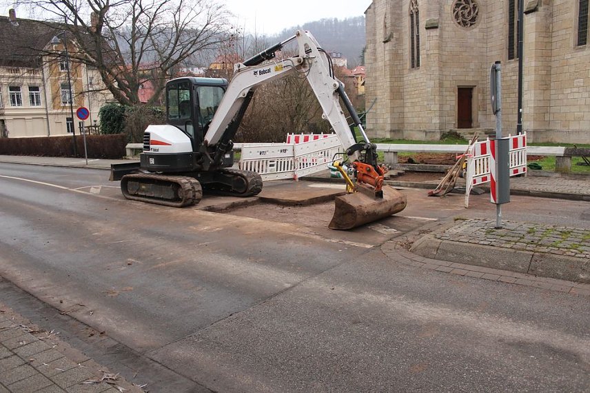 Bild: Vollsperrung Schillerstra&szlig;e