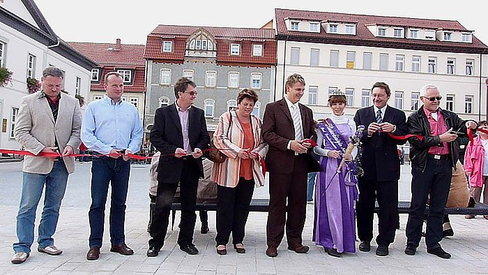 Bild: Feierliche &Uuml;bergabe Markt Bad Frankenhausen