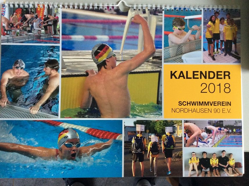 Bild: Kalender des Nordh&auml;user Schwimmvereins 