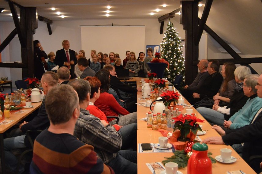 Bild: Spendenempfang