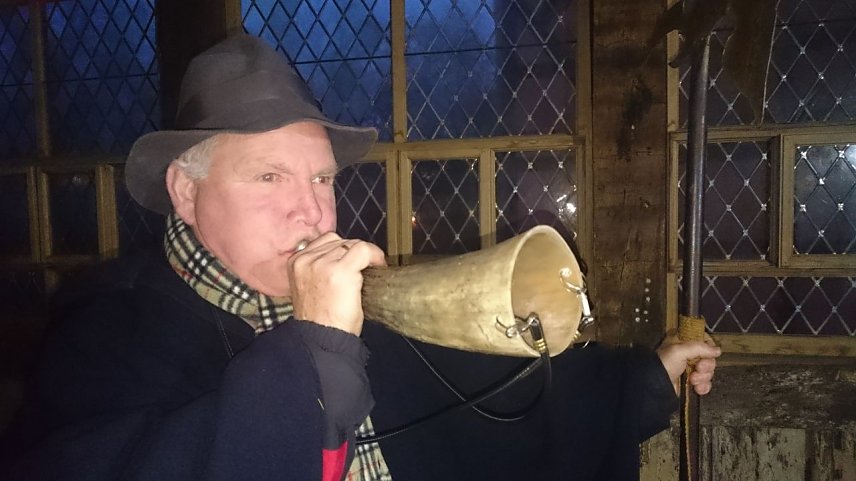 Bild: Winfried Wehrhahn ist auch als Nachtw&auml;chter unterwegs
