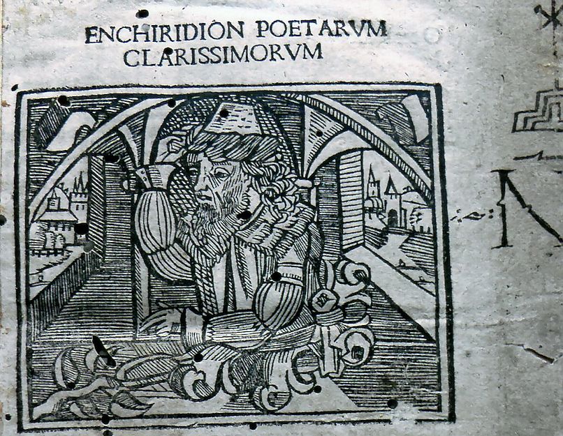 Bild: Titelseite des "Enchiridion poetarum clarissimorum"