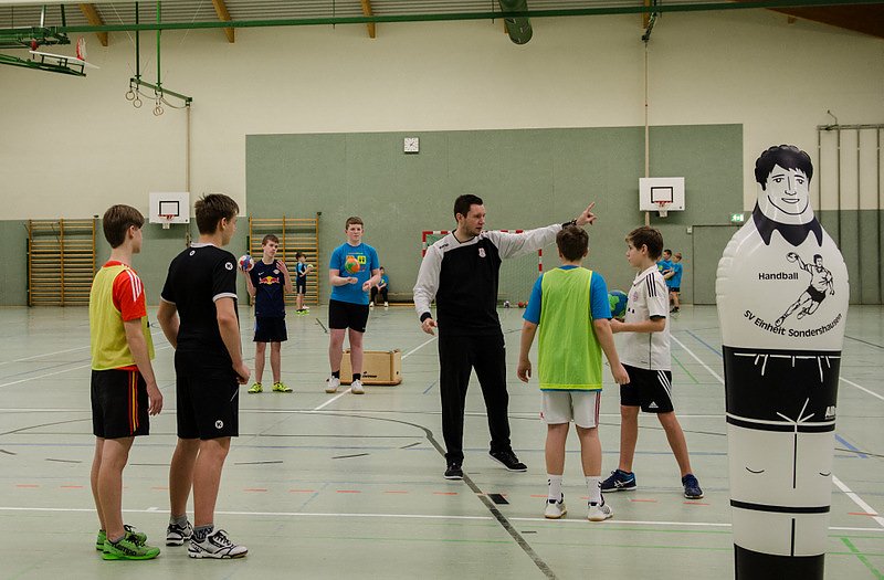 Bild: Handball-Camp des SV Einheit Sondershausen