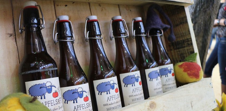 Bild: Lecker Saft aus dem S&uuml;dharz: auf der Gr&uuml;nen Woche in Berlin pr&auml;sentierte sich auch die Hofmosterei Ibe