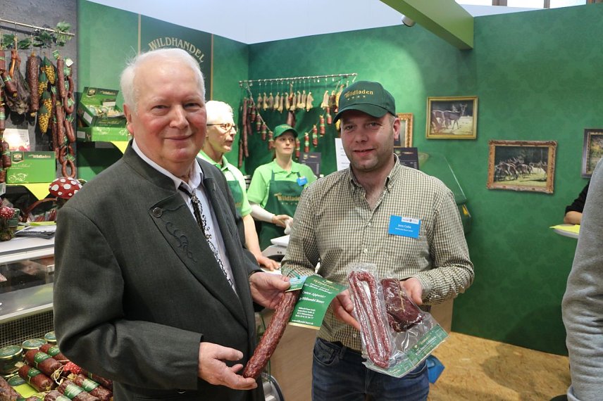 Bild: Hartmuth Bauer und Jens Cotta auf der Gr&uuml;nen Woche in Berlin