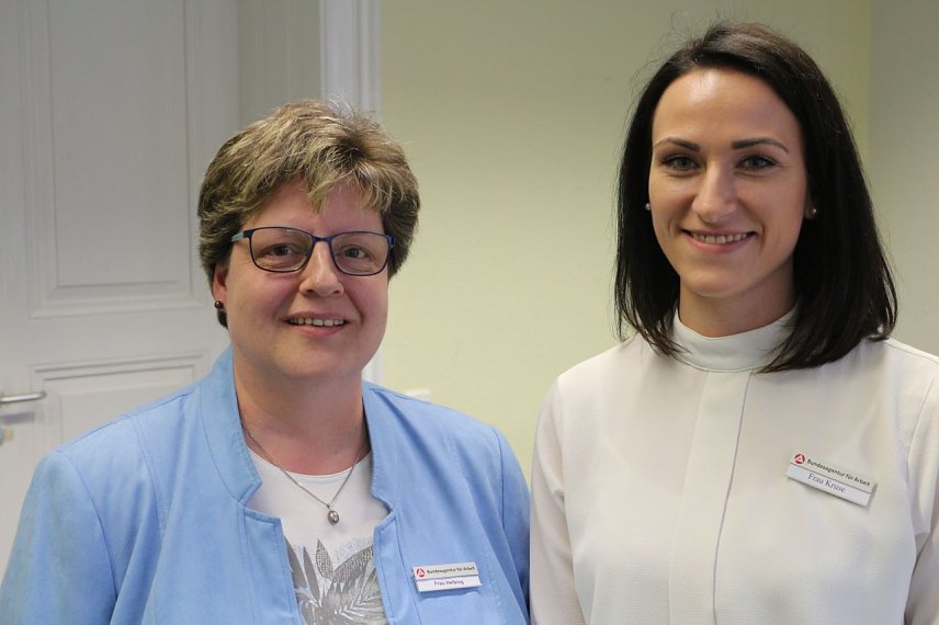 Bild: Wir wollen Potentiale heben - Gabriela Helbing und Franziska Kruse