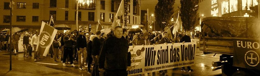 Bild: Demonstrationen in Nordhausen Herbst 2015