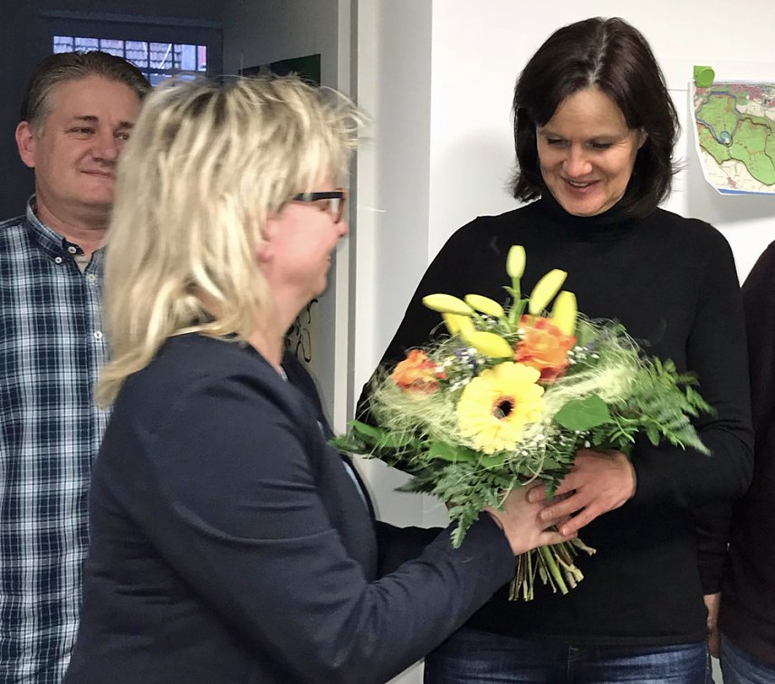 Bild: GR&Uuml;NE unterst&uuml;tzen Antje Hochwind