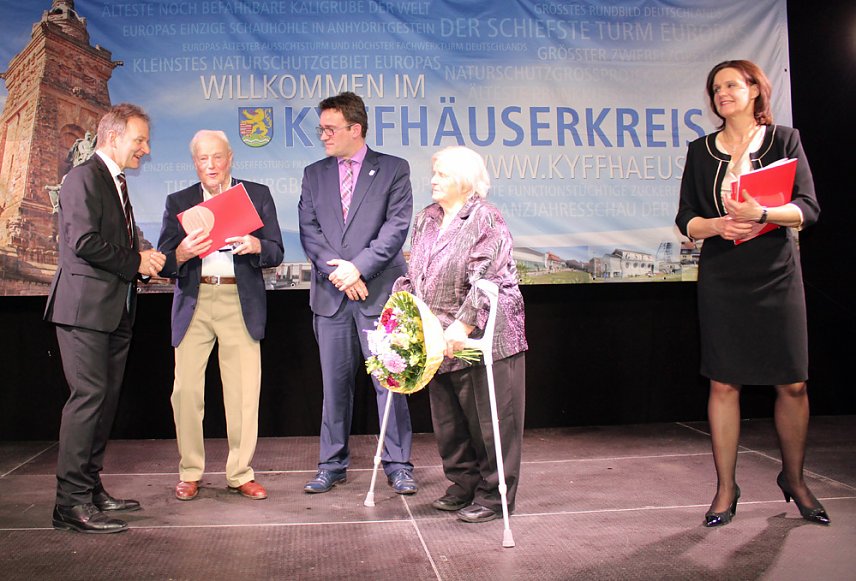 Bild: Verleihung der Kyffh&auml;user Ehrenamtspreise