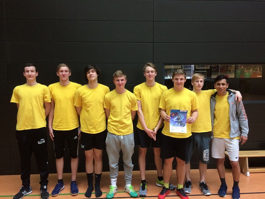 Bild: Verschenkte Platzierung der Volleyballer der Regelschule K&auml;the Kollwitz beim Landesfinale