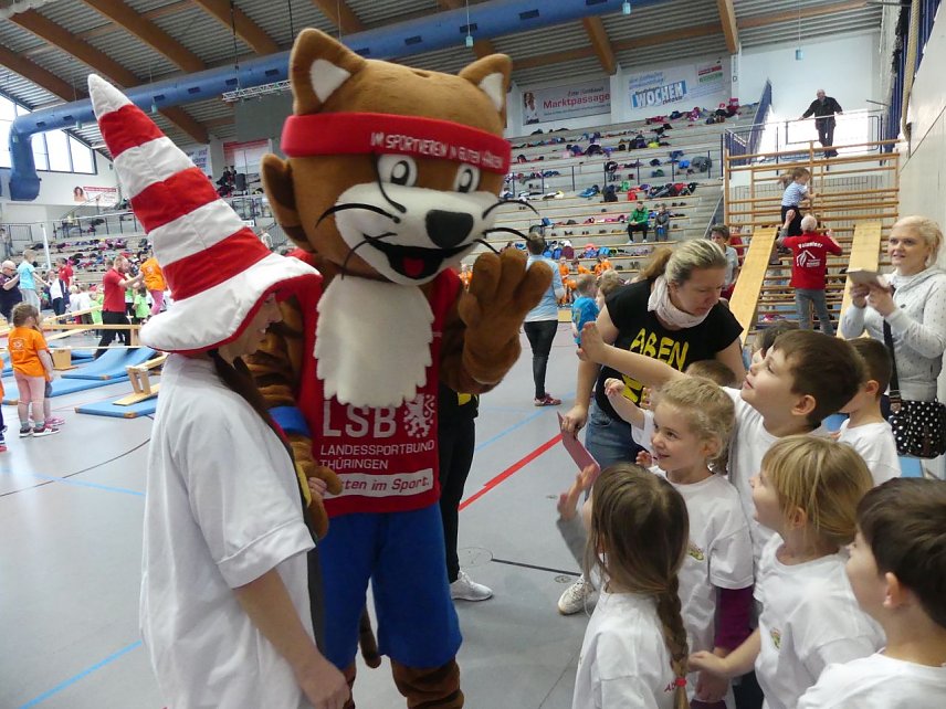 Bild: 16. Kindergartensporttag in der Wiedigsburghalle Nordhausen