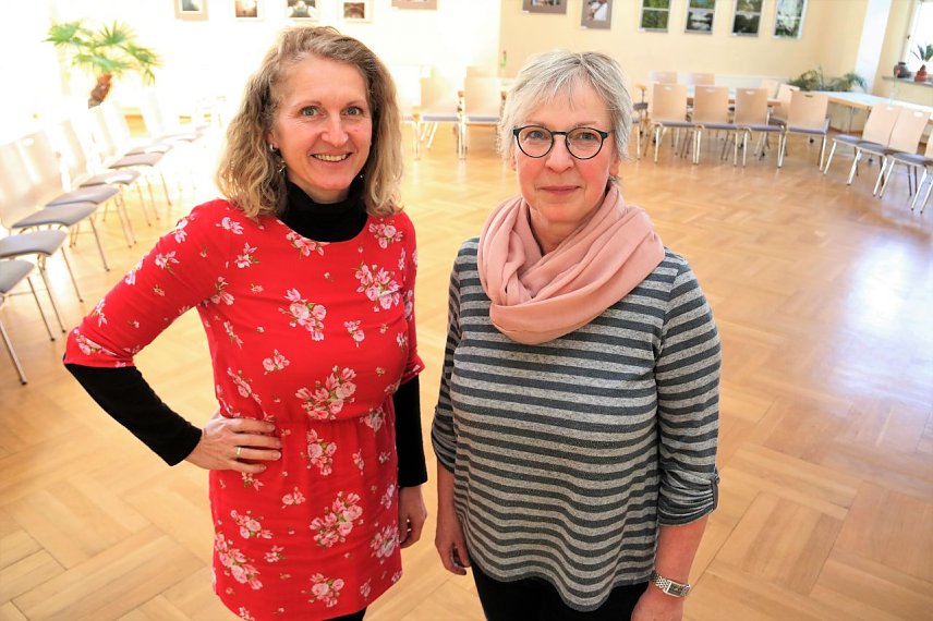 Bild: Melanie Vo&szlig;-Inan&ccedil; (links) arbeitet seit Februar an der Seite von Nordhaus-Leiterin Heike Ullrich.
