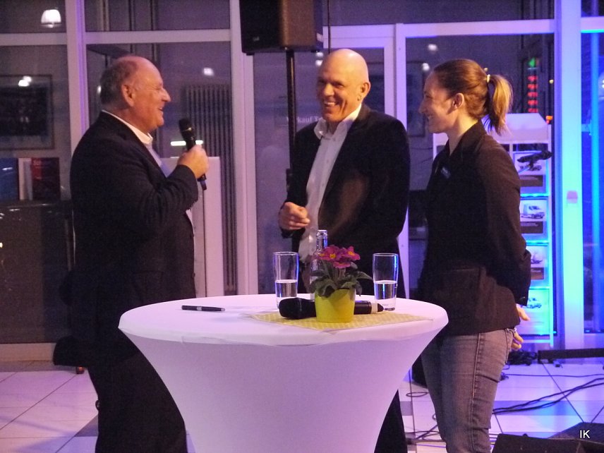 Bild: Helmut Peter, Karl-Heinz Gr&uuml;ber und Tatjana H&uuml;fner