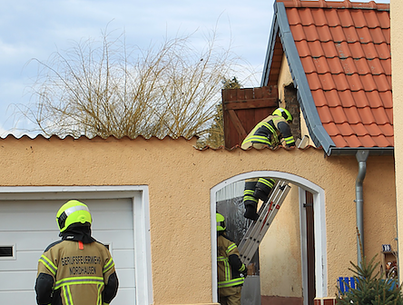 Bild: Feuerwehreinsatz in Bielen