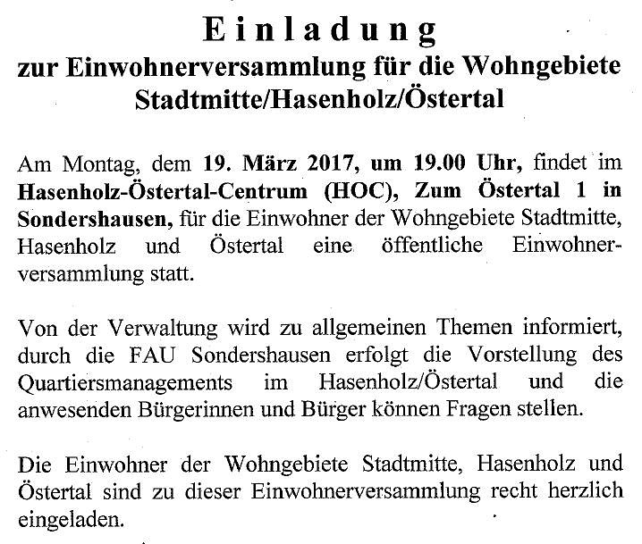 Bild: Ortsteilratssitzungen und Einwohnerversammlung