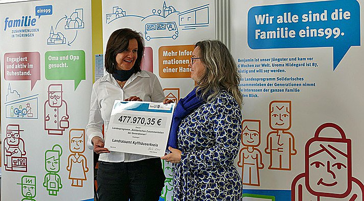Bild: Th&uuml;ringer Sozialministerin besuchte Kyffh&auml;userkreis