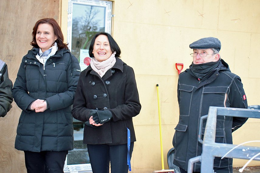 Bild: Richtfest f&uuml;r neue Bungalows im Ferienpark
