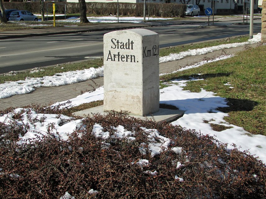 Bild: Denkmal&uuml;bergabe in Artern
