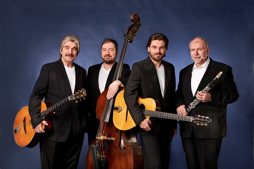 Bild: Joscho Stephan und Helmut Eisel Quartett