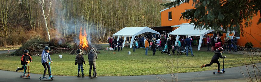 Bild: Zweites Osterfeuer ein Erfolg