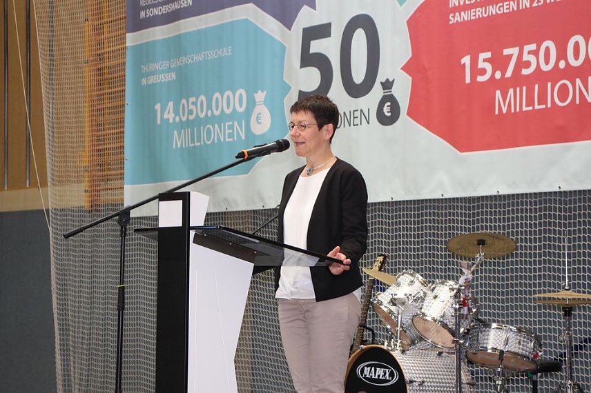 Bild: Feierliches Richtfest am Kyffh&auml;usergymnasium