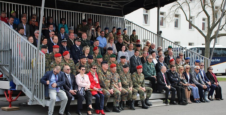 Bild: Kommandeurswechsel am Bundeswehrstandort Sondershausen
