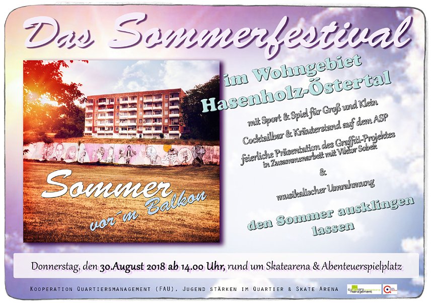 Bild: Herzlich Willkommen zum Wohngebietsfest