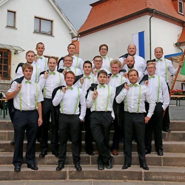 Bild: Kirmesburschen Dingelst&auml;dt