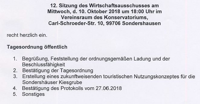 Bild: &Ouml;ffentlichen Sitzung Wirtsschaftsausschuss und mehr