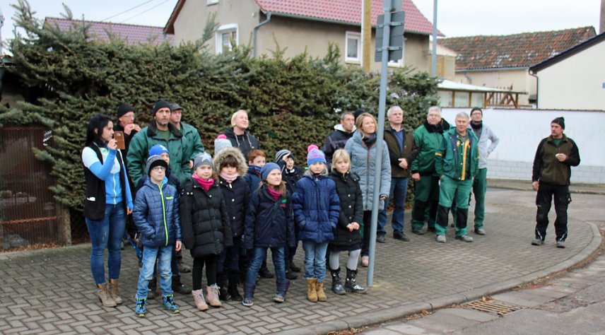 Bild: Richtfest in Jecha