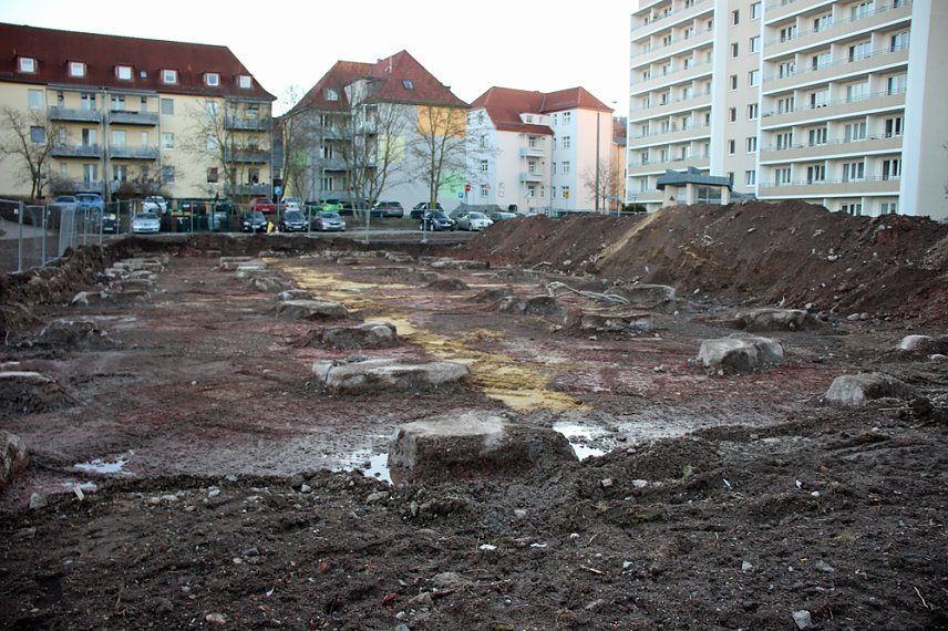 Bild: Vorbereitungsarbeiten beginnen