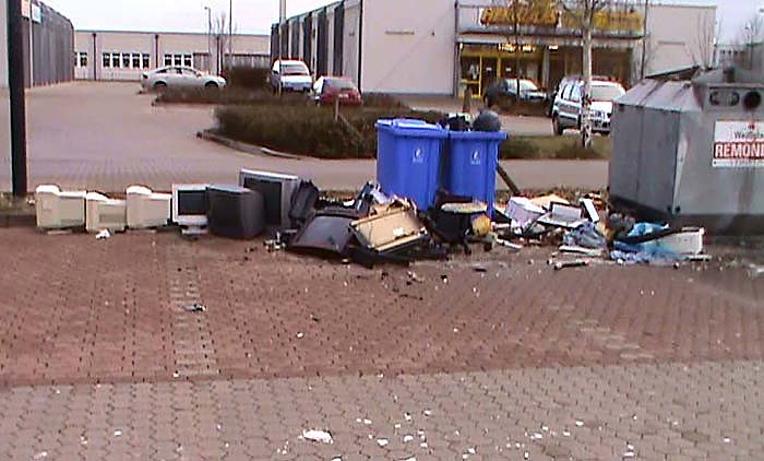 Bild: Elektroschrott Bad Frankenhausen
