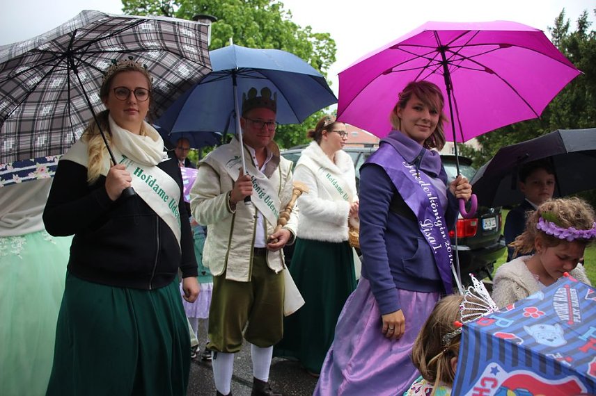Bild: Fliederparade mit Schirm