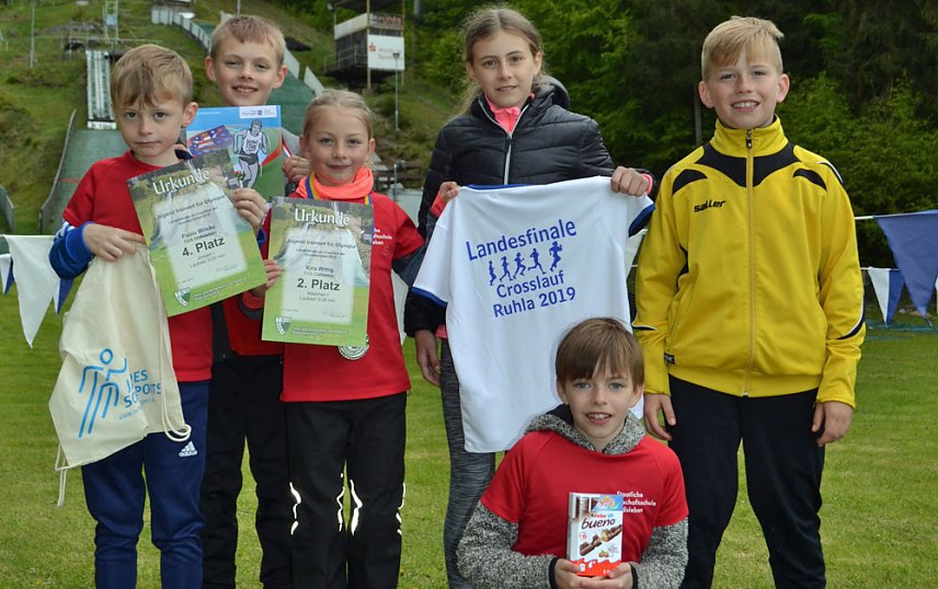 Bild: Gute Ergebnisse beim Crosslauf