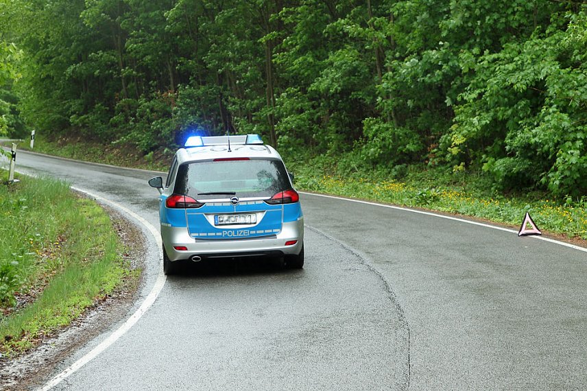 Bild: Unfall bei Strau&szlig;berg