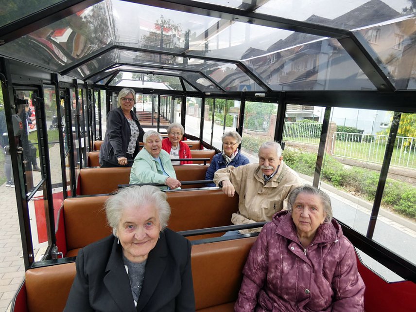 Bild: Fahrt mit der Tschu Tschu Bahn